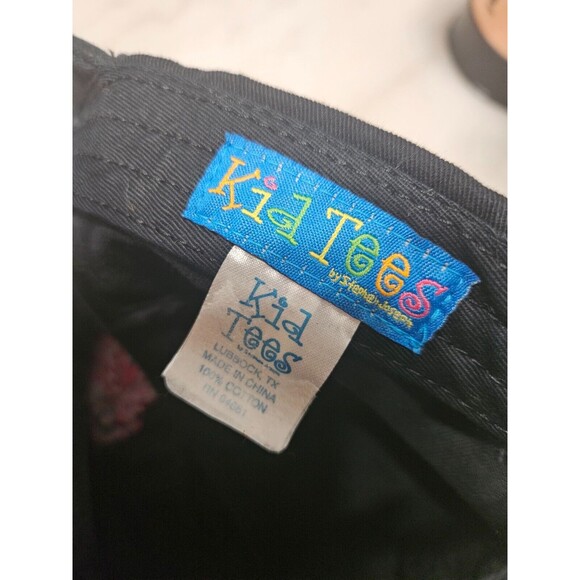 Kid Tees Chicago Blackhawks Adjustable Hat Pink Logo On Black Hat - Picture 6 of 6